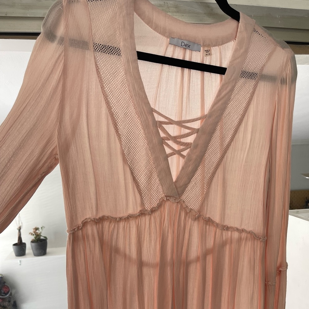 Pink blouse